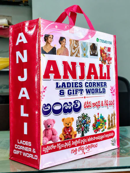 BOPP laminated bag for a ladies corner and gift shop in Pattikonda